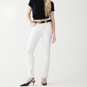 J.Crew vintage slim straight white denim size 23P NWT